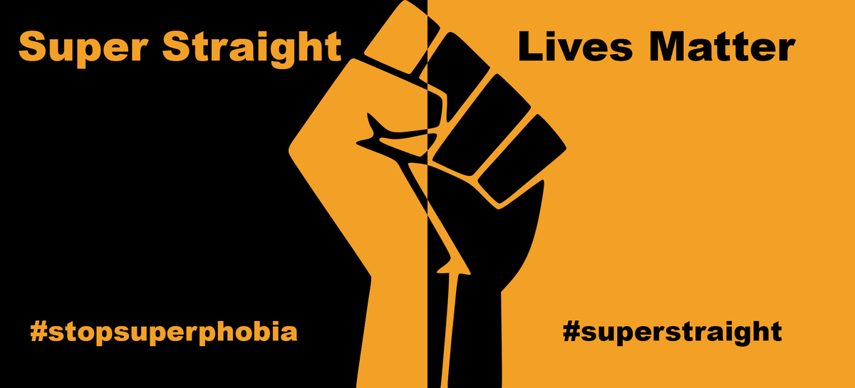 SlovenijaSuper's tweet photo. Super Straight lives matter! End superphobia! https://t.co/NM6ixXDKKo