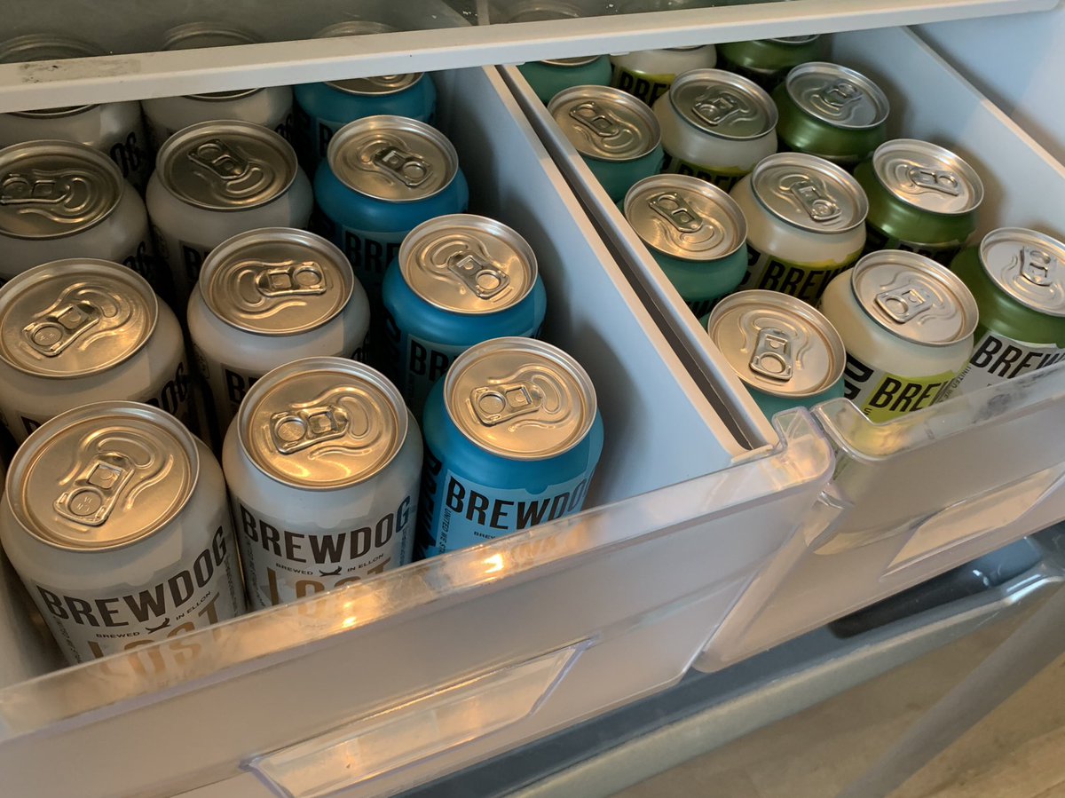 lucpasbro's tweet photo. Just a few cans in the fridge @BrewDog https://t.co/BKHauWMwRe