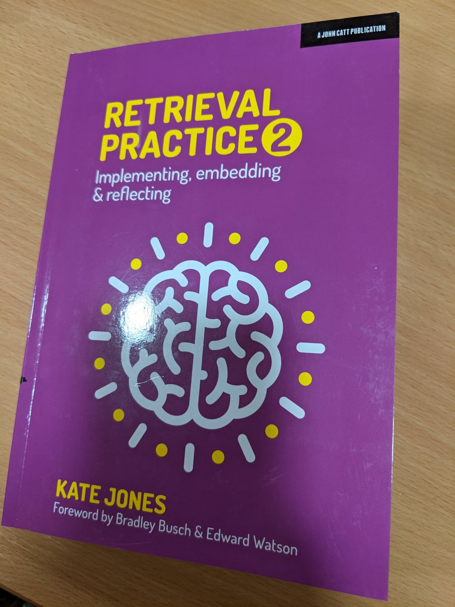 30. Great follow up to the Retrieval practice book. Especially loved the common mistakes section and will use the subject specific guides case studies in future department CPD. Really helpful book to take those next steps with RP.