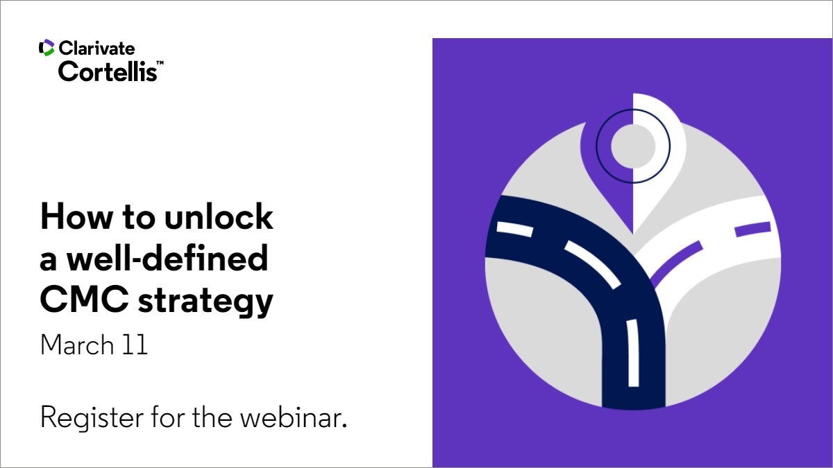 Join Clarivate's Sam Kay, the former regulatory intelligence lead at Gilead Sciences tomorrow to uncover how you can design your CMC strategy efficiently and confidently. Register now: bddy.me/3vmaGgq