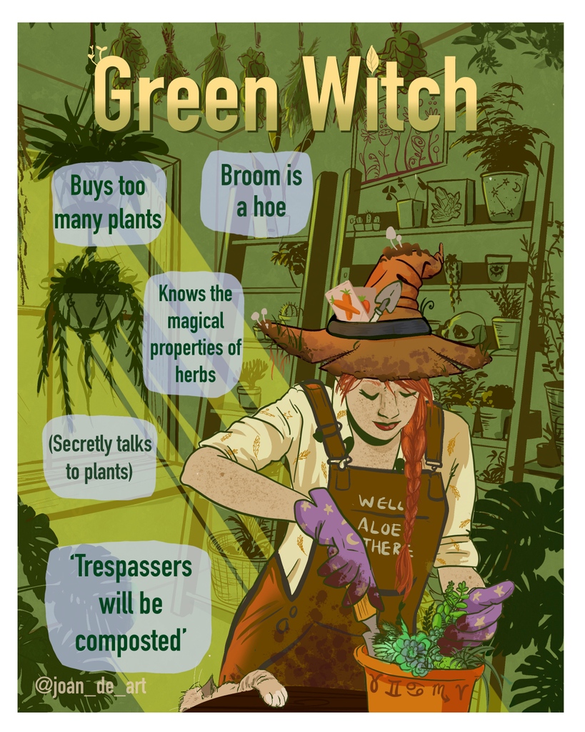 Do you know a Green Witch? #greenwitch #cottagecore #greenwitchcraft #witch...