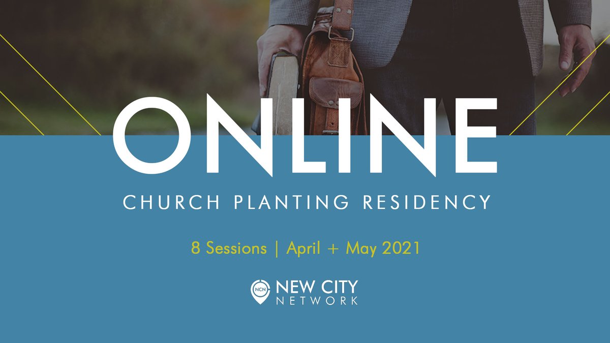 Have you ever consider starting your own church? Beginning in April, New City Network will be offering an 8-week, online church planting residency experience where you can explore this calling further.  To find out more and apply visit newcityplanting.org/residency/