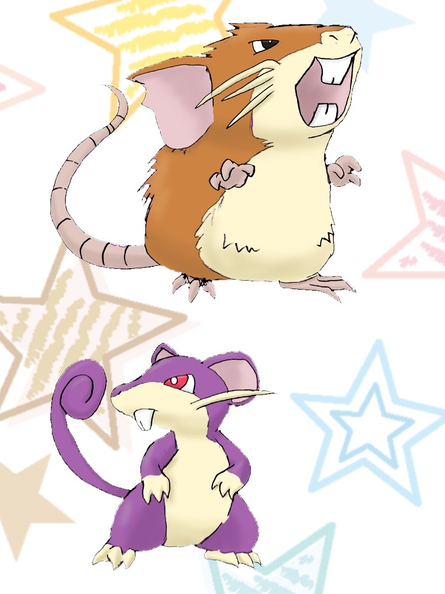 Windwolf どっちも好き 色違いでお互いの色になるのも良い ニドラン ニドリーノ ニドリーナ ニドクイン ニドキング ポケモン