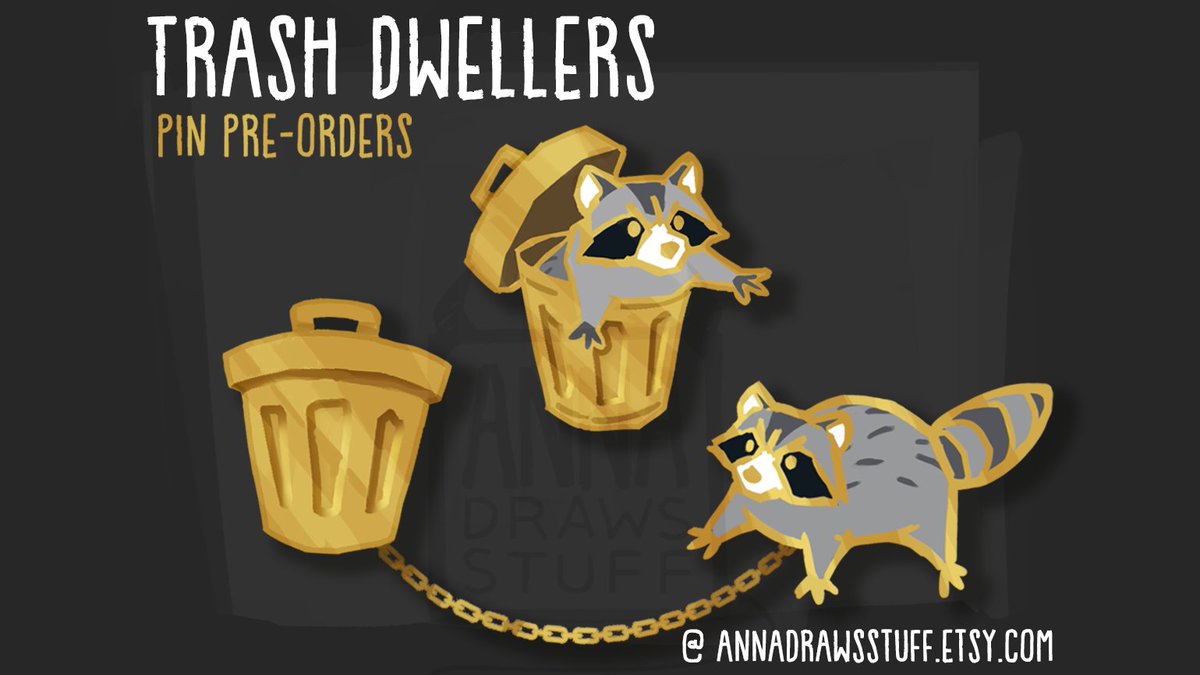 Whoo! Pre-orders for my raccoon pins are now open🦝💖

I spent all week finalizing the designs!! Thank you guys again for all the enthusiasm and support, it makes me incredibly happy ;; 😭💖

Link in replies! ✨