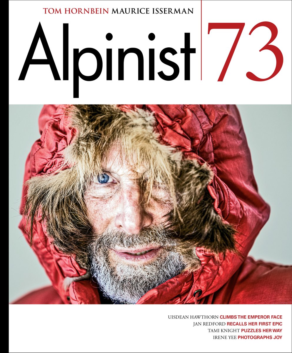 AlpinistMag's tweet photo. ALPINIST 73 | SPRING 2021 | CALL IT DREAMING

Get Alpinist 73 on newsstands, in our online store or by subscribing: https://t.co/HgWqUnM8tG

On the cover: Tom Hornbein in 2011.  [Photo] Claudia Camila López https://t.co/yjGO2JkUnr