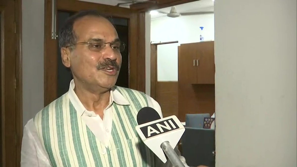 This is 'siyasi pakhand' to gain sympathy. Before polls, she (Mamata Banerjee) planned this 'nautanki' after sensing difficulties in Nandigram. Not just CM, she is Police Mantri' too. Can you believe that there was no Police with Police Mantri?: Congress' Adhir Ranjan Chowdhury