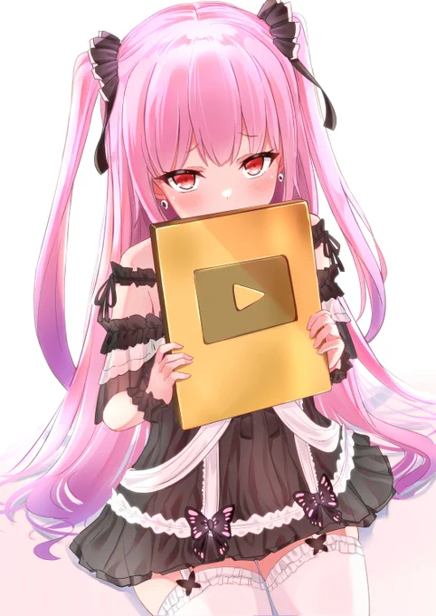 ちょっと遅れたけど  
るしあちゃん 登録者100万人おめでとうございます
 #絵クロマンサー 