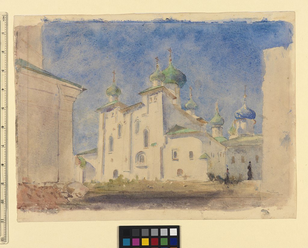 No matter how misguided the Allied intervention in the Russian Civil War was, UK forces had an official war artist. Henry Tonks, friend of John Singer Sargent, relocated to North Russia from the Western front of #WW1 and left a number of interesting works.