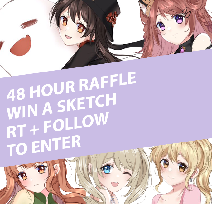 naomochii's tweet photo. 48 HOUR RAFFLE
Win a sketch of your character by choice! 
RT + FOLLOW to enter 💜 #raffle https://t.co/fgbng5uw9D
