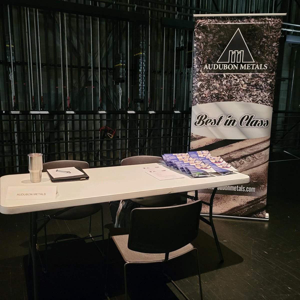 AudubonMetals's tweet photo. Job fair ready this morning Henderson Community College! 
If you missed making an appointment to meet with us today, give us a call or visit our website at https://t.co/5x1pC4nRgS. https://t.co/Pz1ms5L7CD