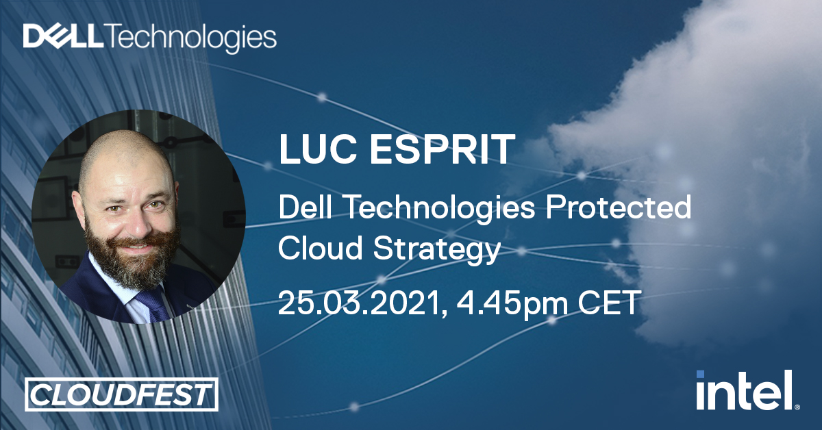 Day 3 at #Cloudfest is all about securing the #cloud! Don't miss <a href="/LucEsprit/">Luc Esprit</a>'s keynote, his discussion with <a href="/FlickMarch/">Felicity March</a> about our joint Cybervault service and our workshops covering #cyberresilience and #cyberrecovery. bit.ly/3bv2DG5 #Iwork4Dell