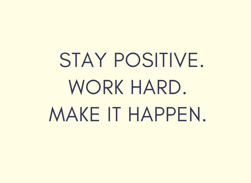 Stay positive. Work hard. Make it happen on this #WisdomWednesday!

#Vette #startups #startup #staffing #Recruiting  #technology