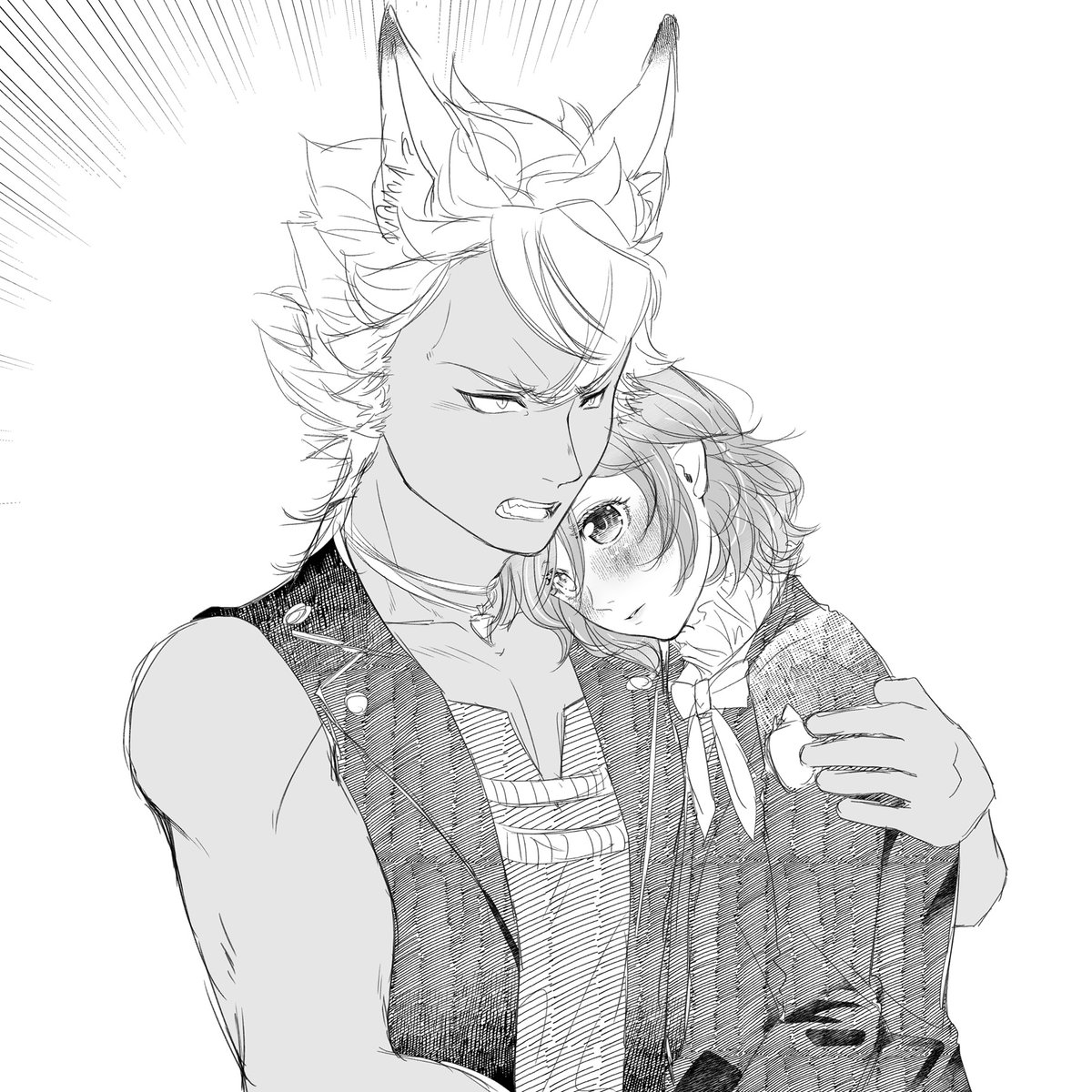 #twst_BL ジャクエペ

まだお互いをよく知らない頃に、?くんが?くんを助けたところ 