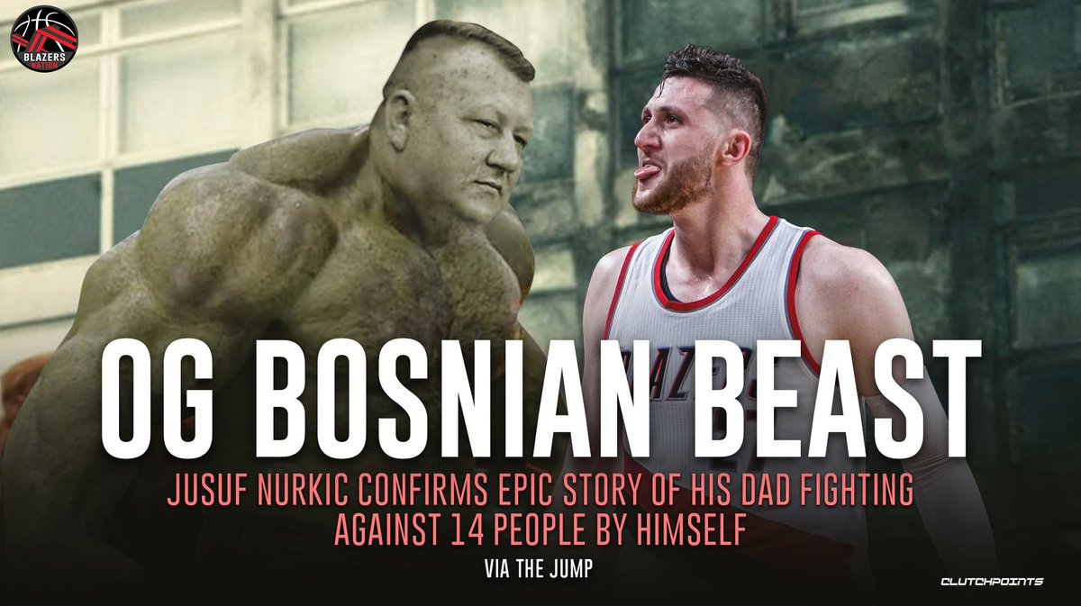 This actually led to Jusuf Nurkic's discovery as a basketball talent after an agent learned about the crazy encounter. https://t.co/xbMyDE3X4s