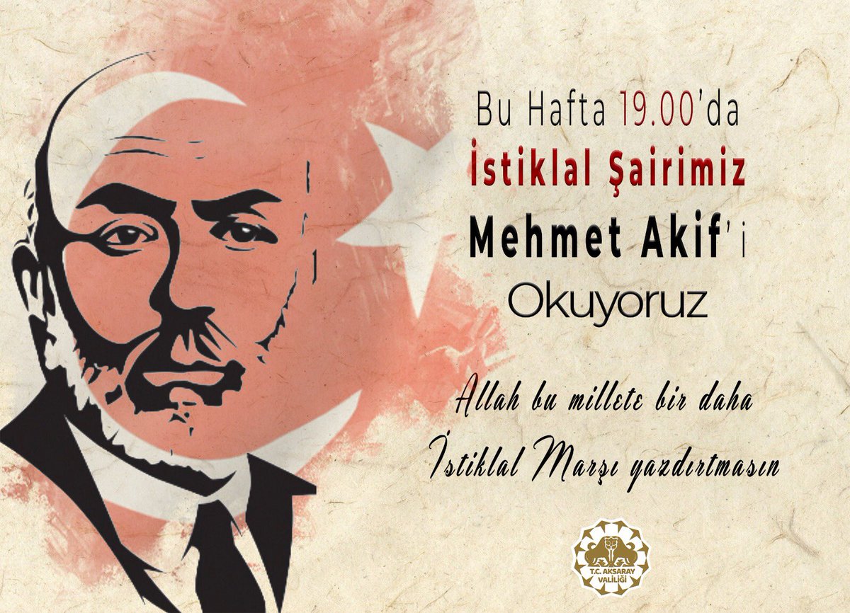 KitapAksaray's tweet photo. @aksarayvaliligi hesaplarını takip eden takipçilerimiz kazanmaya devam ediyor. 
#Aksarayokuyor hashtagı ile üç arkadaşını etiketleyen beş takipçimize Mehmet Akif’in Safahat adlı eserini hediye ediyoruz.
“Sahipsiz vatanın batması haktır. Sen sahip çıkarsan bu vatan batmayacaktır.” https://t.co/zHrHwZxu3C