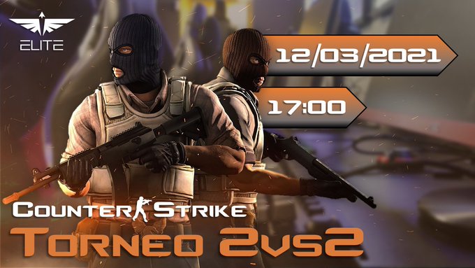 💣¡TENEMOS TORNEO DE CS:GO!💣
¿Seréis capaces de ganar todas las rondas y llevaros la victoria?

Inscripción: Gratuita*

Formato: 2vs2 Compañero - Mapa Inferno

Premios:
🥇1º : x2 - 15€ en Steam
🥈2º : x2 - Día Gratis en Elite 
🥉3º : x2 - 3 Horas

Inscripciones e info por MD!📨