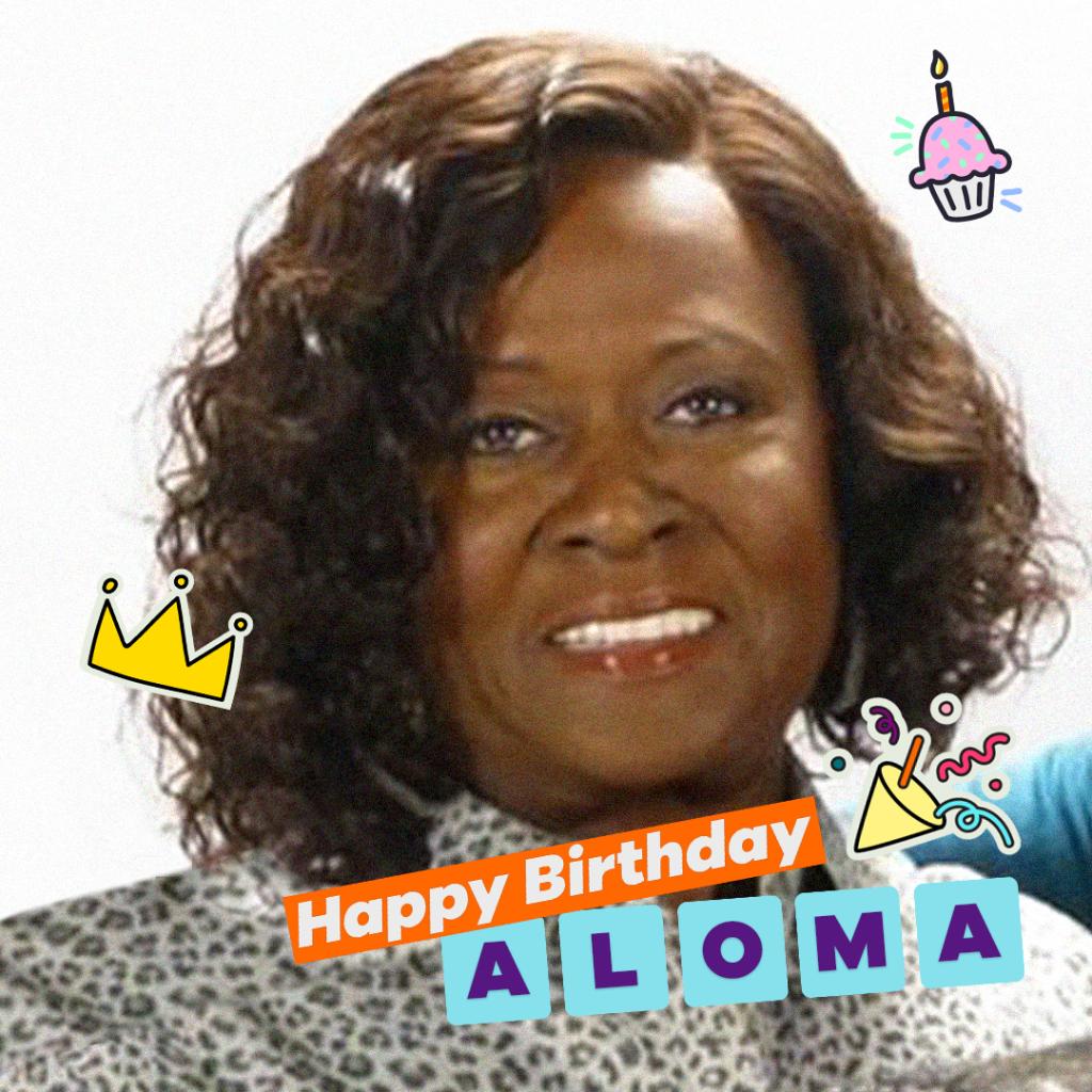 Wishing a happy birthday to Aloma Wright from Tyler Perry\s Young Dylan show! 