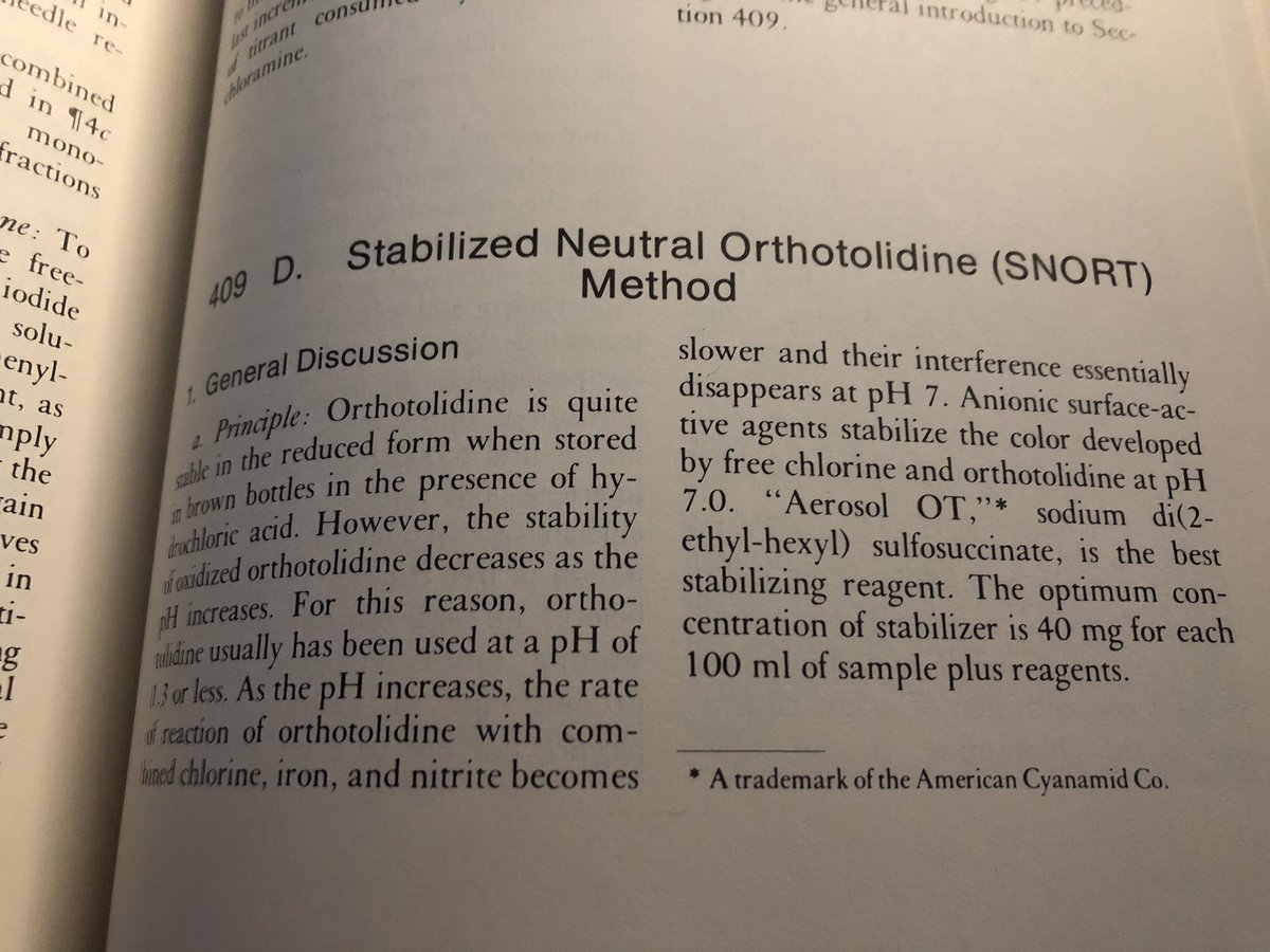 petmar0's tweet image. I guess that’s one way to test for Chlorine presence in water. #SNORT #StandardMethods