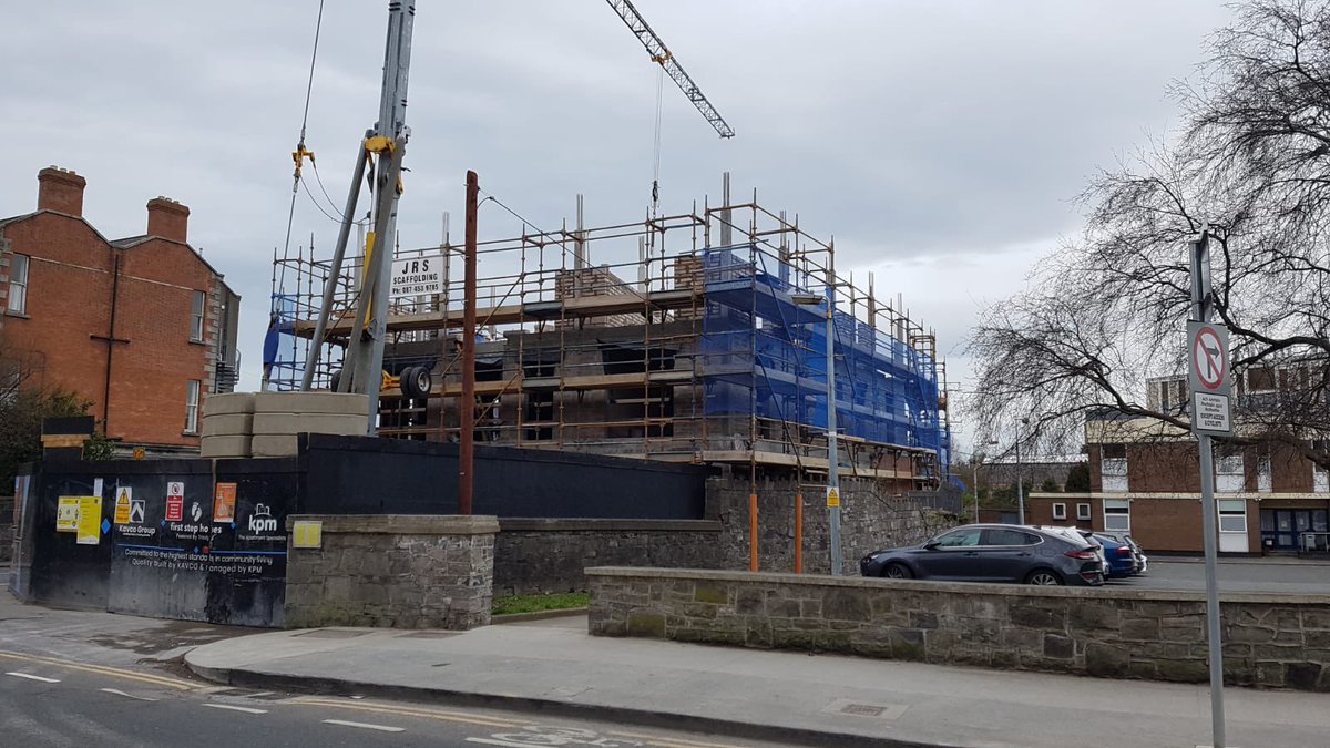 Our new scaffolding project for the Dublin City Councils apartments social housing, in Dublin 7! Happy to help the local community with world class scaffolding. #dublin #ireland #scaffolding #scaffold #building #project #renovation