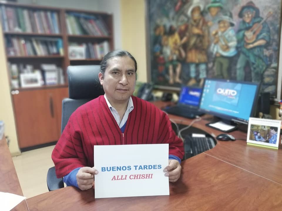ecuarauz's tweet photo. Nuestro abrazo y solidaridad con la familia y amigos de nuestro compañero, Miguel Coro Chimbolema.

Que descanse en paz. https://t.co/8NqQhRV1nF