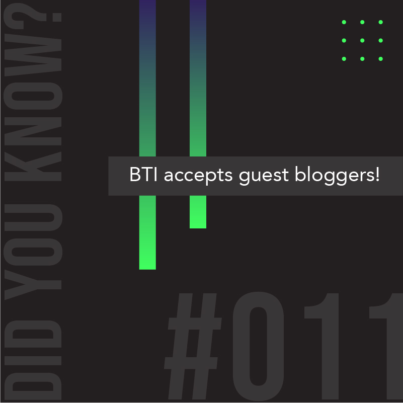 Butler_Tech's tweet image. #BTIDidYouKnow #GuestBloggers #GuestBlogging #GuestBlog