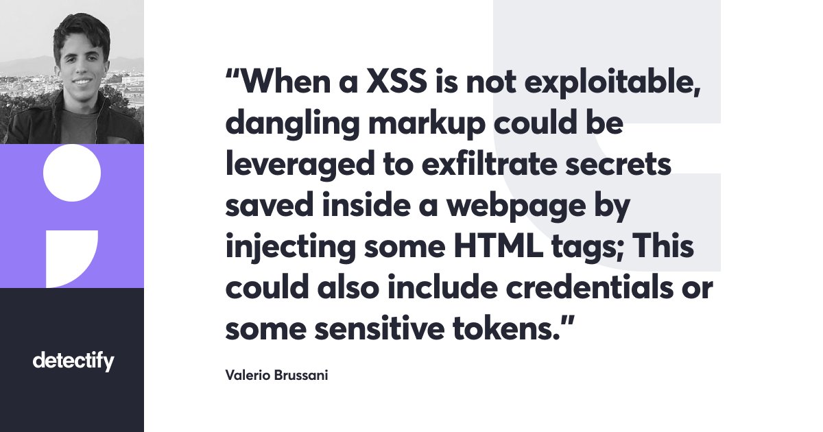 detectify's tweet image. Ethical hacker @val_brux discovered a #0day which was then assigned CVE-2020-29653. He managed to steal Froxlor login credentials using dangling markup when XSS wasn't an option. #bugbountytips #webvulnerabilities #ehicalhacking