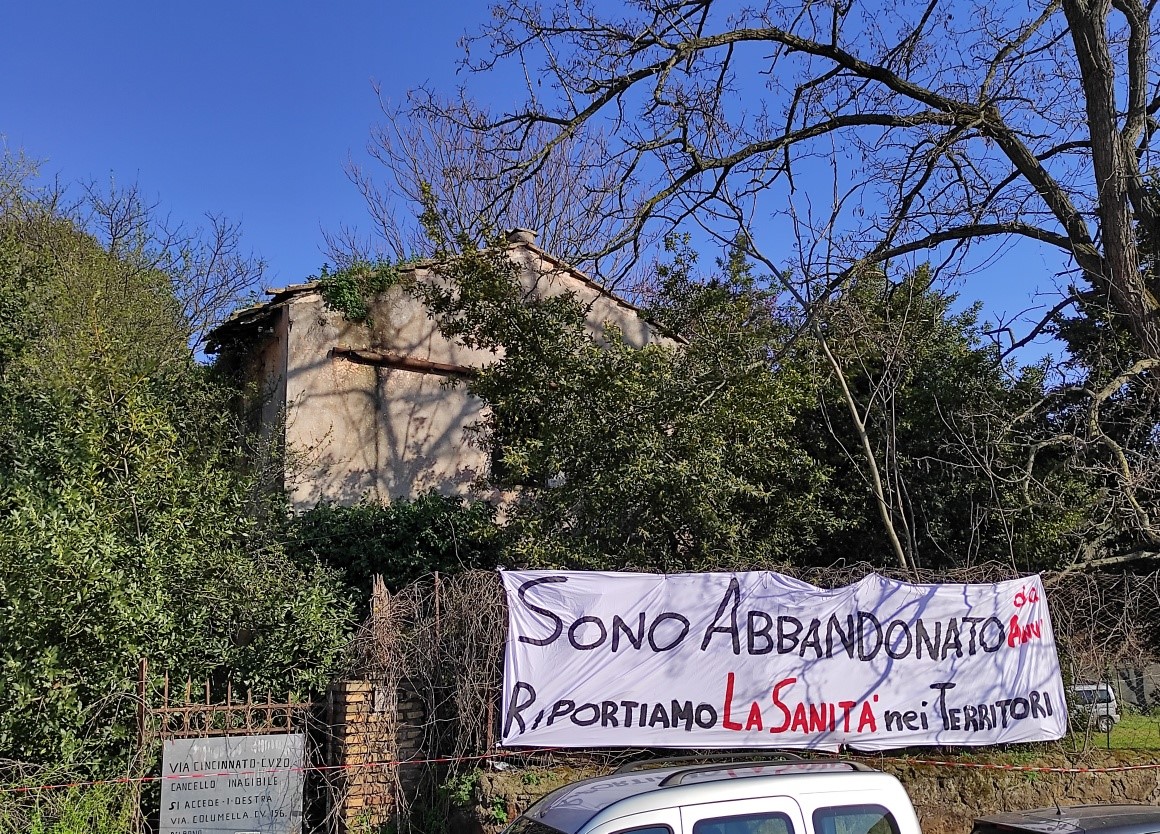 ComLottQuadraro's tweet photo. Riportiamo la sanità nei territori

Nel nostro quartiere è stata individuata una struttura abbandonata da anni è ora di renderla utile alle esigenze sanitarie del quartiere

dalla pagina fb dell'Assemblea Quadraro Vecchio
https://t.co/kfOHhSK9Fy

@CittadinoSanita https://t.co/TSis2LCLMS