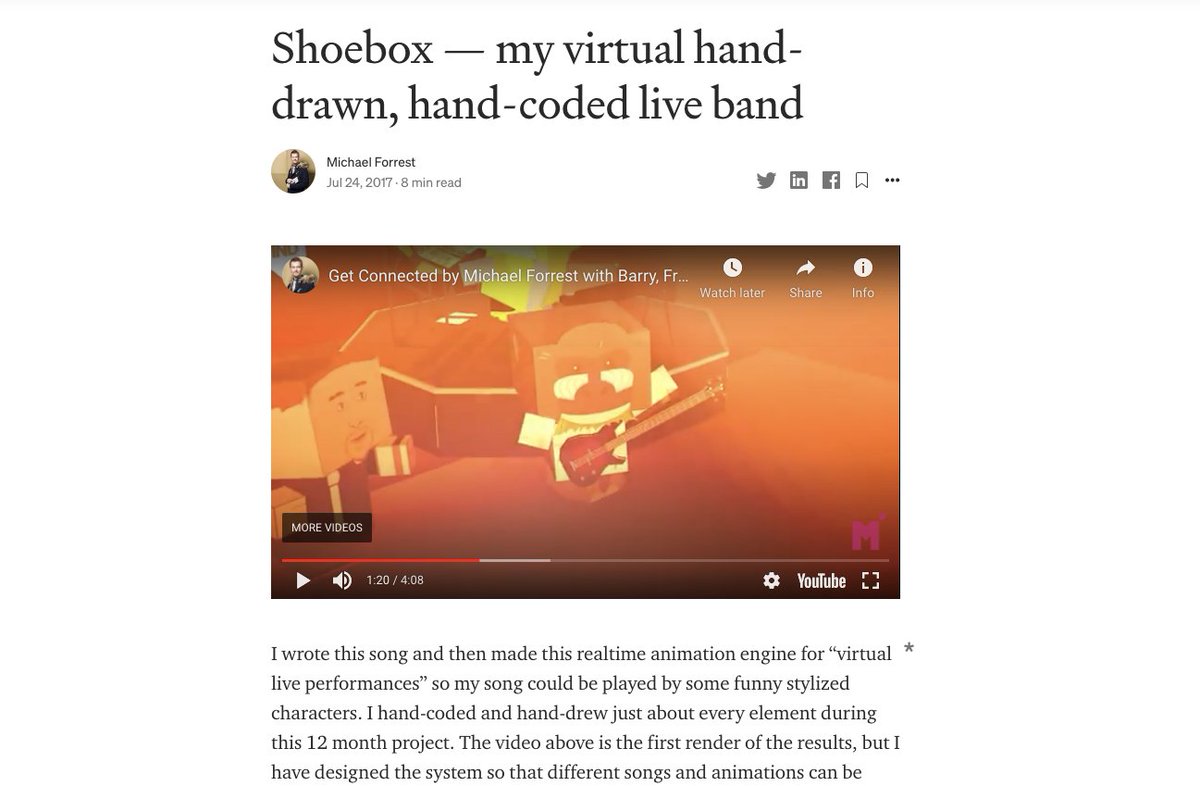mf_music's tweet photo. I'm starting a new project converting the madness that was my "Shoebox" project into Unity live on Twitch

Live at https://t.co/54mBGa3ifY 

#unity #irl #music #code https://t.co/PuIb9I73zh