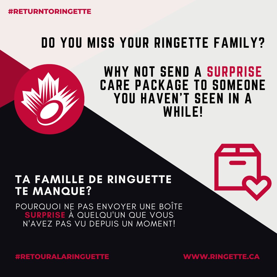 ringettecanada's tweet photo. Pourquoi ne pas envoyer une boîte surprise à quelqu'un que vous n'avez pas vu depuis un moment!
https://t.co/3i88FBsW2F

#Retouràlaringuette #DonneEnRetour https://t.co/TiBT9gQvu7