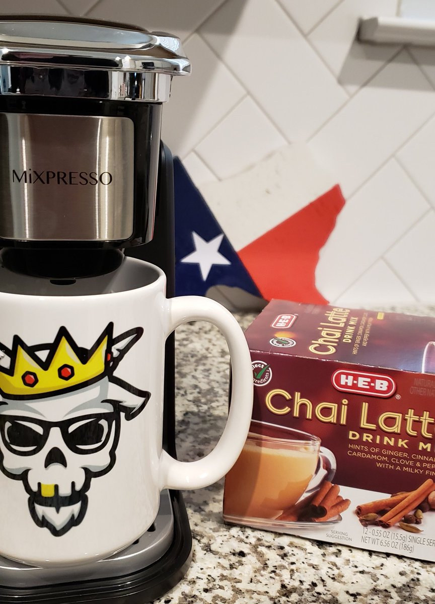 GoatDizzle's tweet photo. Let's get it!!
#goodmorning #heb #chai #mug #goat #mixpresso #merch https://t.co/2S9k9a99kO