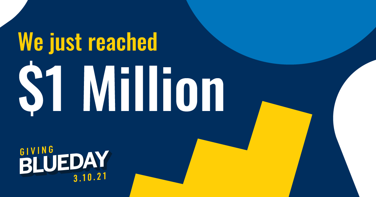 LeadersandBest's tweet photo. $1 million raised already this #GivingBlueday!

To give, visit: https://t.co/B2ocfz73uO https://t.co/4qgM0IipAn