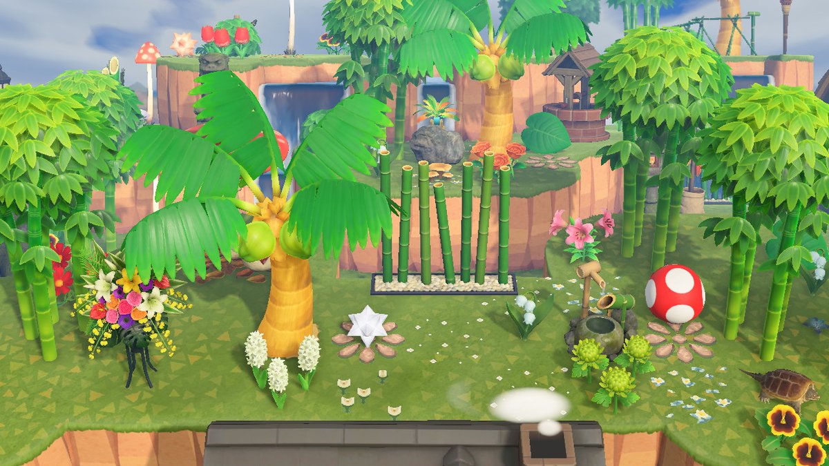 skedowdle's tweet photo. jungle entrance to Gruff's oasis #acnhvillagers#acnhinspo #acnhjunglecore#AnimalCrossing #ACNH #NintendoSwitch https://t.co/E9LgMw4GWN