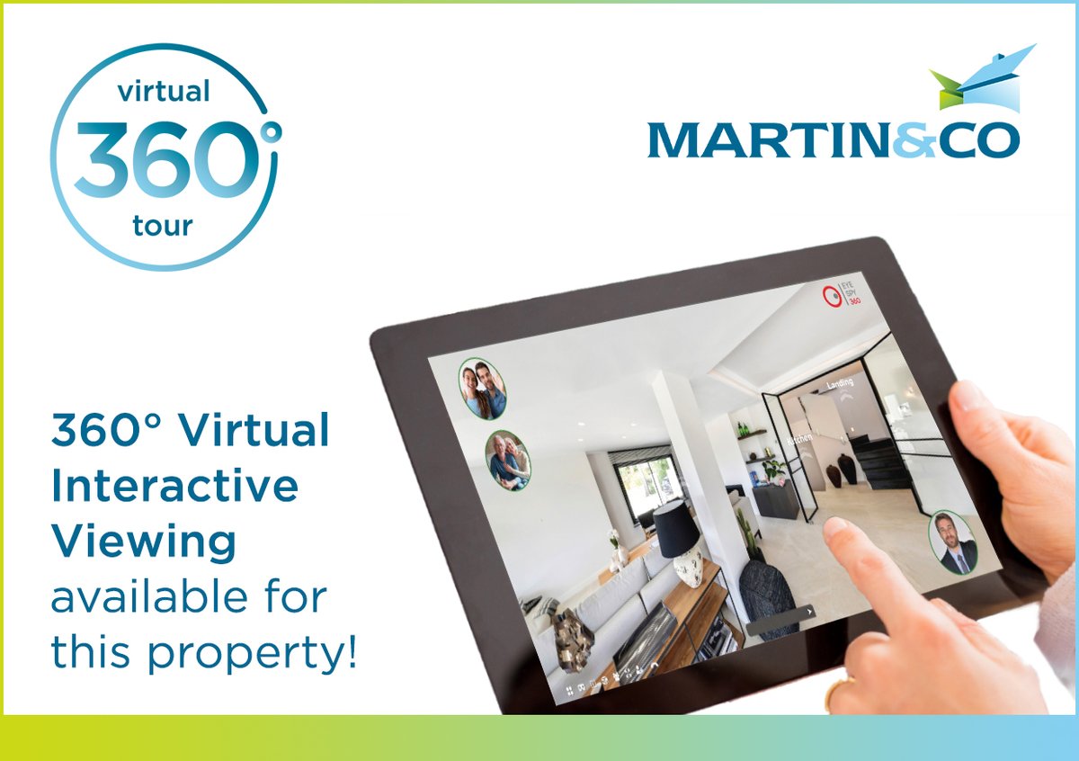Virtual viewings have proven to be a great success for us here at Martin &amp; Co Pontefract. Get in touch to find out more or why not sample a tour for yourself?