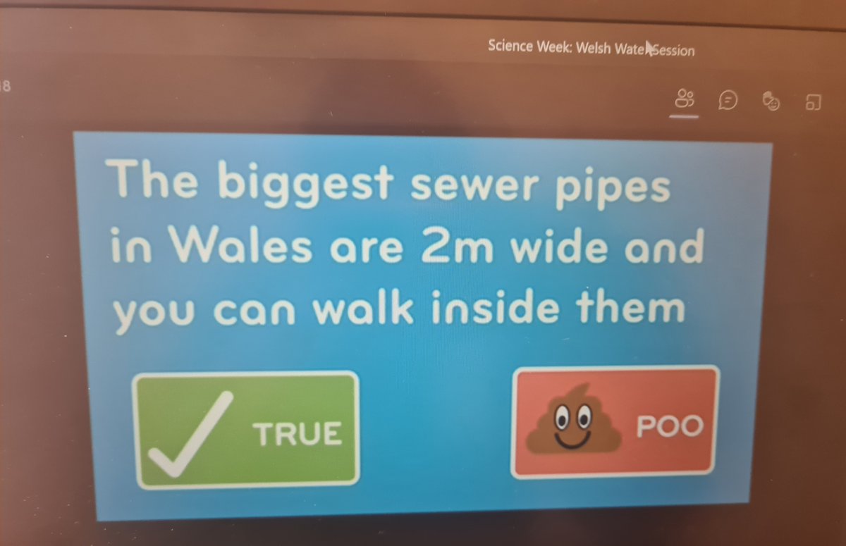 marys_rc's tweet photo. A very fun &amp; interesting session with Lee &amp; Sian from Welsh Water. Blwyddyn 6 were quite shocked at what can be found down the sewer! @DiscoverDwr @STEMpwdLearning #BritishScienceWeek #thethreeps https://t.co/D5Yr1Ld7xl