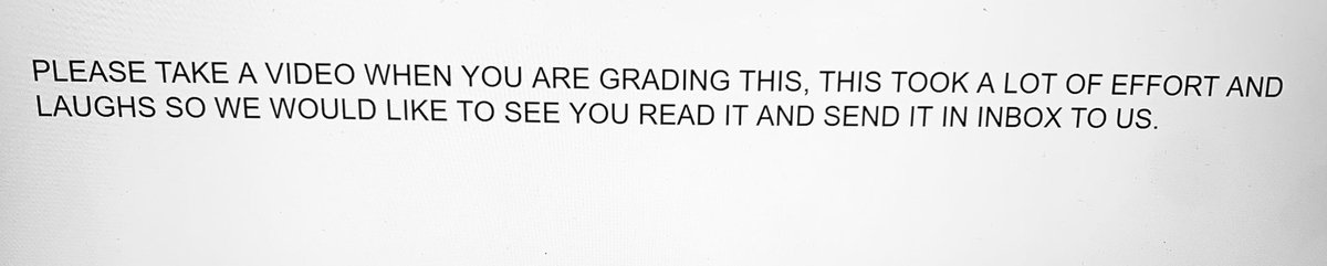All year I have been so impressed with how my kids have found ways to make their personalities shine through the computer. This message I received on the latest project cracked me up, and yes I did send a video of me grading it to them 😂