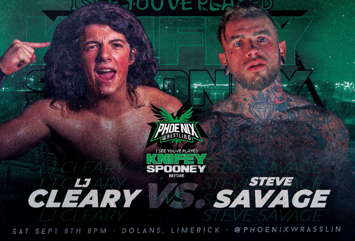 Phoenix Wrestling from the Vault Volume 5 sees a look back at our first main event in @mydolans . @SteveSavage31 v @LJ_Cleary 

Keep a look right till the end @GrahamMccormac7 @Mr_SmallPackage 

youtube.com/watch?v=ZOVqq8…

#waybackwednesdays #limerickcity #wearePHOENIX