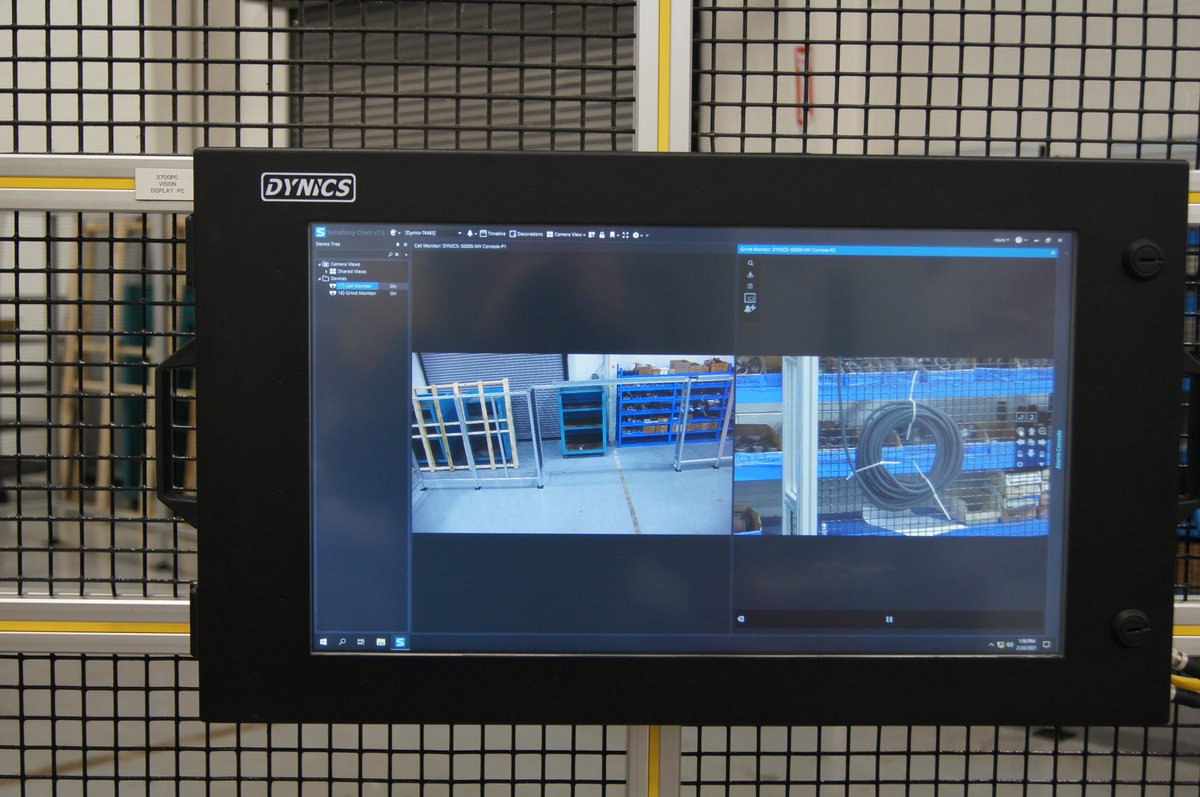 We recently shipped this safety upgrade for a Landis Cam Grinder! The system included safety guarding with two safety interlocked gates, two high definition PTZ cameras with a <a href="/DYNICS/">DYNICS, Inc.</a> Industrial PC video monitoring system, and an upgraded <a href="/ABBNorthAmerica/">ABB North America</a> MobileView HMI.