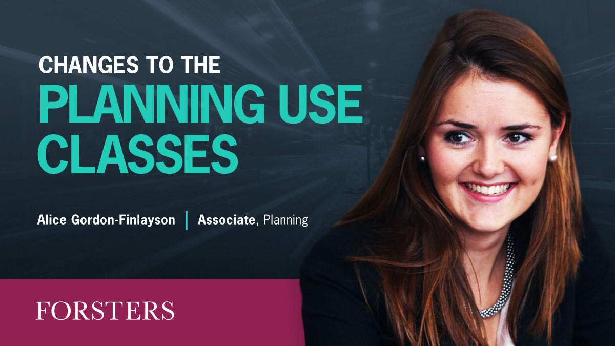 ForstersLLP's tweet photo. Following the recent introduction of significant new #planning legislation, our Planning team have outlined a useful guide to the new use class system and permitted #development rights. https://t.co/kEokmOqcK0 #UseClasses #PlanningLaw #ForstersLLP https://t.co/PcZj7mULm1