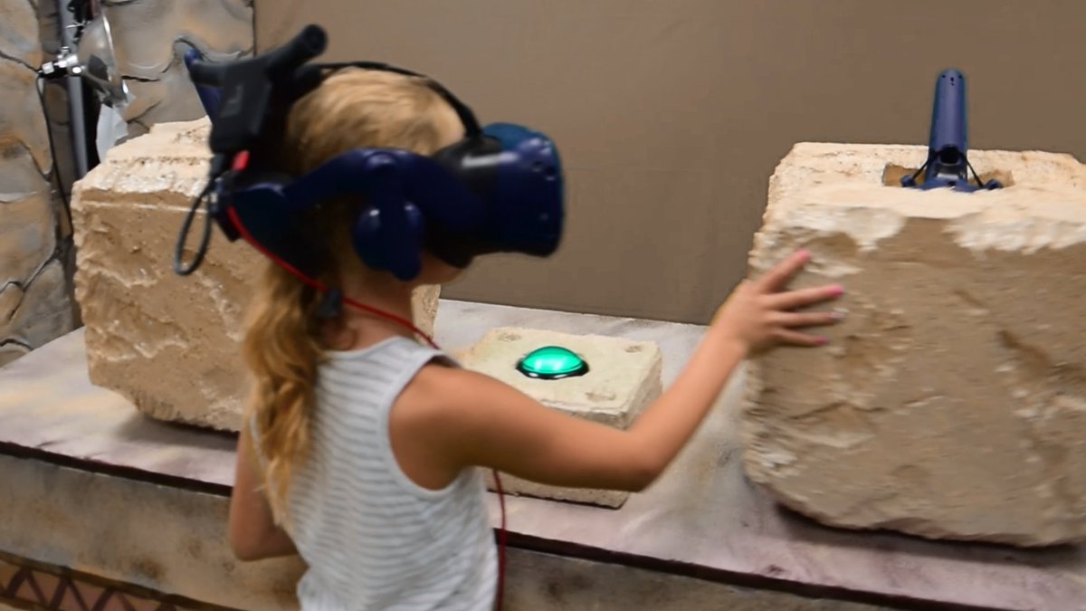 WisEngineering's tweet photo. The future is literally in our children's hands!  WisE is an active partner supporting community and local  #STEM #STEAM initiatives.  We developed a hands-on #MixedReality demo 
"Escape from Nefertiti's Tomb" which gives them a feel for what's possible! 
https://t.co/6XMs69TzZW https://t.co/GZ2KeIpxCN