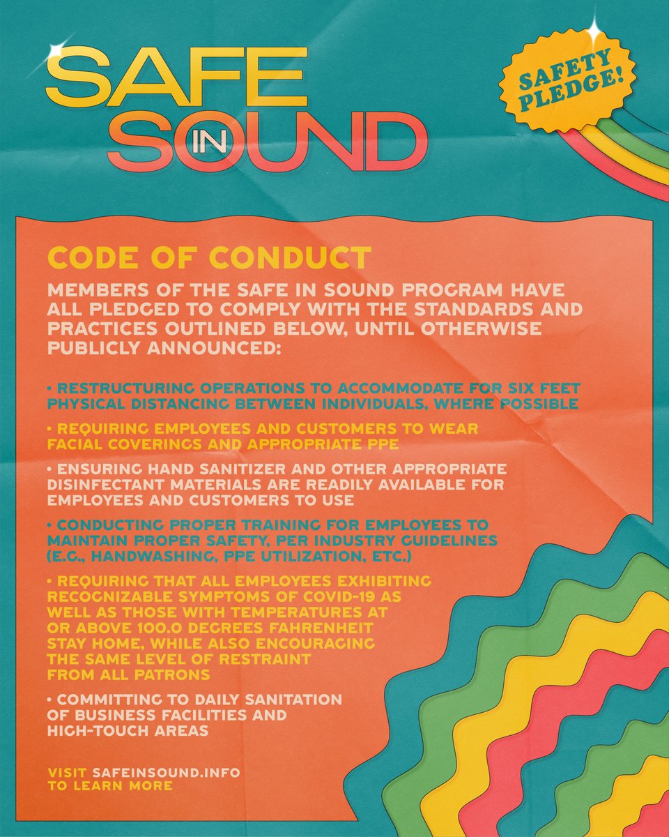 KindaTropical's tweet photo. While #Texas’ #COVID19 restrictions may change, we want you to know that some things stay the same: CDC safety guidelines and our community’s core values. We have come together to pledge to operate responsibly. We are #SafeInSoundATX.

↝ https://t.co/o3YtAYJNru
@DefendRedRiver https://t.co/rdPadsQzee