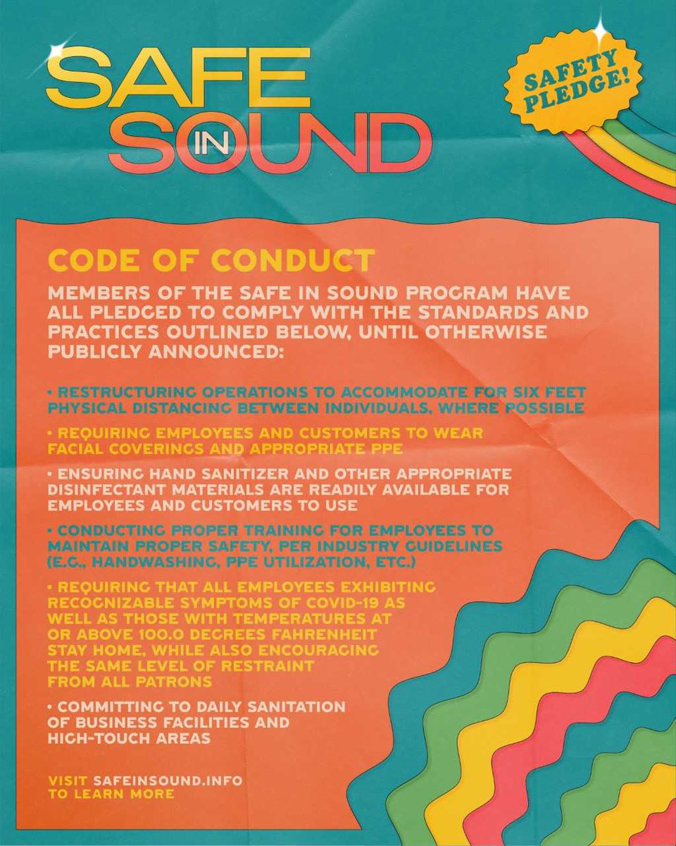 3TENaustin's tweet photo. While Texas’ COVID-19 restrictions may change, we want you to know that some things stay the same: CDC safety guidelines and our community’s core values. We have come together to pledge to operate responsibly. We are #SafeInSoundATX.

Visit https://t.co/cZkWZPc4kr for more info. https://t.co/AlvxFpGdB7