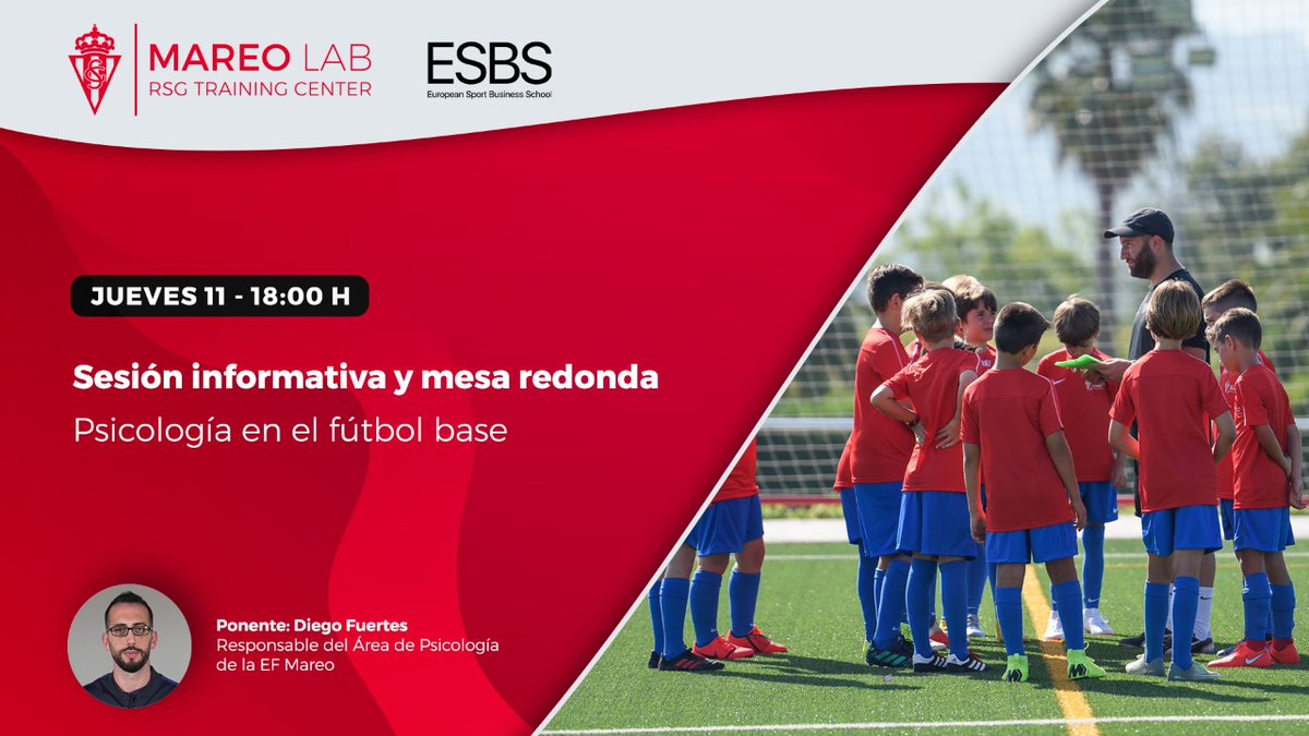 #FundaciónRSG 🔴⚪

‼Mañana jueves, mesa redonda sobre la psicología en el fútbol base impartida por Diego Fuertes, psicólogo de la EF Mareo.

⏰ 18:00
🆓 Libre acceso

🖥 Enlace a la sesión 👇
bit.ly/2OhbGSd