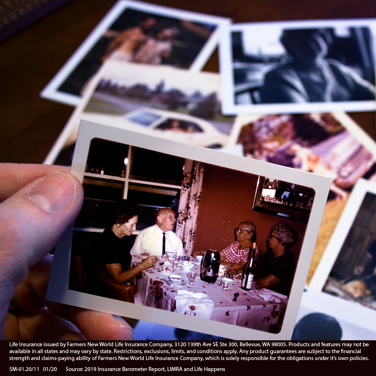 In a recent survey, 43% of Americans admitted they'd leave their loved ones behind nothing more than photos and memories. Life insurance can help provide reassurance that your family's financial future will be taken care of. Luckily, it's easier than you think. Call me today.