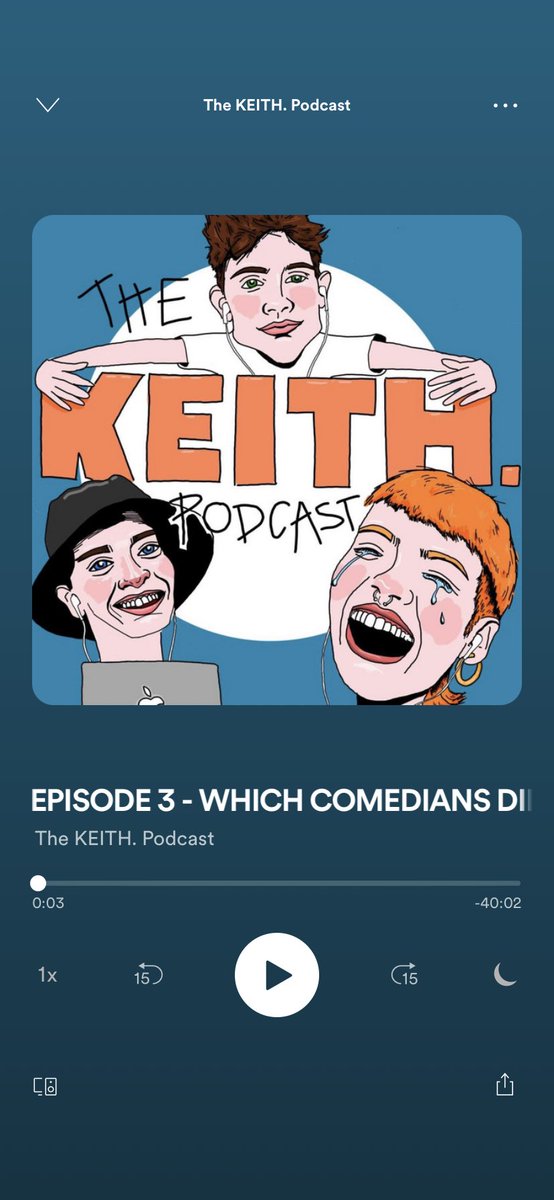 KeithOffishal's tweet photo. The KEITH. Podcast Episode 3 - WHICH COMEDIANS DIE IN THE SAD? is now LIVE. 
https://t.co/QFLxPGuvat https://t.co/6Mm9rFHccO