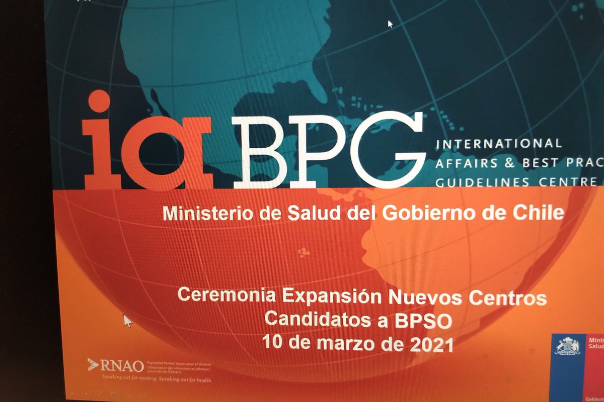 EMOCIONANTE!!!!!  Ya empezaremos la ceremonia de #BPSO de aperttura de #MINSAL en #CHILE!!!!! <a href="/ministeriosalud/">Ministerio de Salud</a>

<a href="/JustinTrudeau/">Justin Trudeau</a>
<a href="/fordnation/">Doug Ford</a>  

<a href="/CNNChile/">CNN Chile</a> <a href="/EmbCanChile/">Canadá en Chile</a> <a href="/ebe_red/">Red EBE Chile</a>