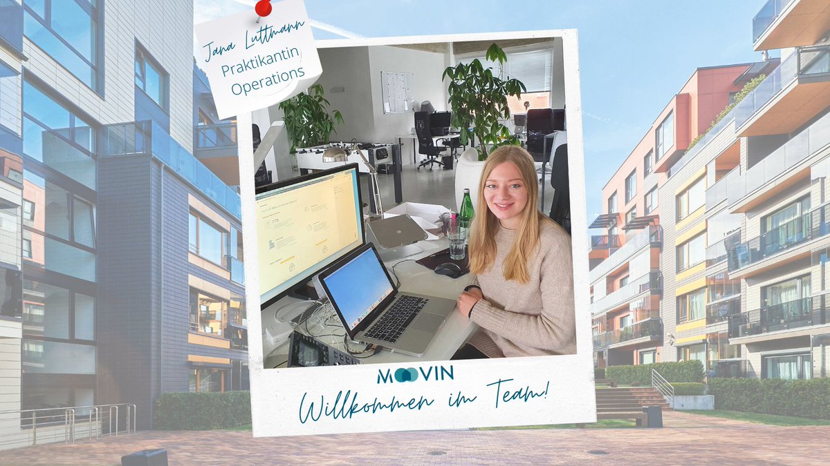 🎉 Willkommen im Team! Jana wird bei moovin ein #Praktikum im Rahmen Ihres Bachelorstudiums „Immobilienwirtschaft- und management“ absolvieren. 

Aus diesem Grund ist sie bestens im Operations Team aufgehoben! 💪

#proptech #immobilienwirtschaft  #teamspirit #keeponmoovin