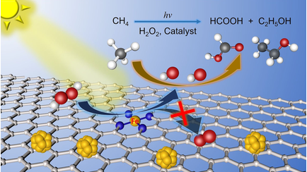 Fe/Fe3C Boosts H2O2 Utilization for Methane Conversion Overwhelming O2 Generation (Wu) onlinelibrary.wiley.com/doi/10.1002/an…