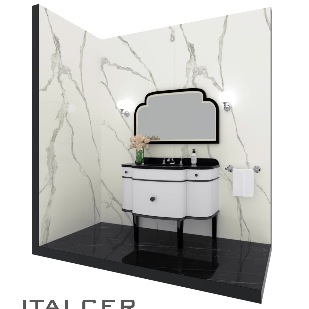 with #statuario select any space becomes classic but, in the meantime, contemporary. Bookmatched stone creates a stunning result and it's a really work of art,suitable in private and residential area.
lnkd.in/drdXWr3
#interiordesigner #architecture #luxury #MadeInItaly