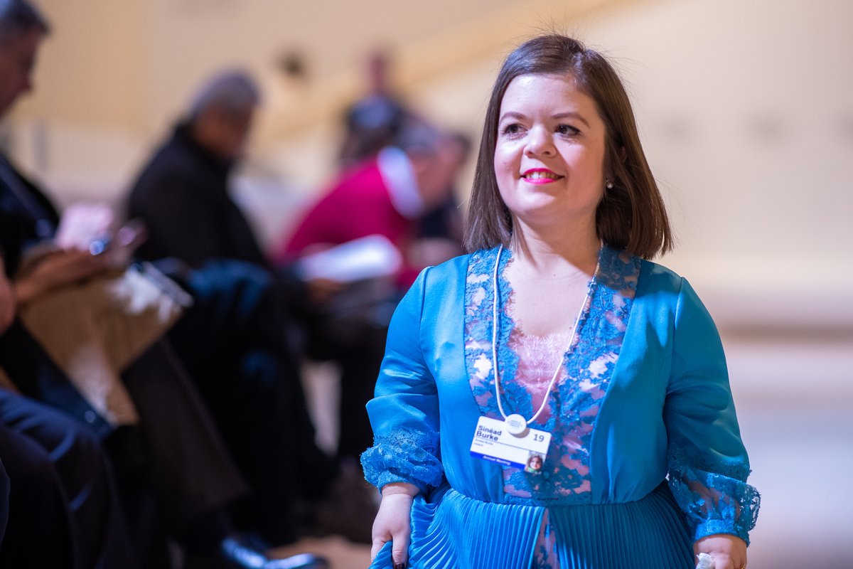 Congratulations to <a href="/TheSineadBurke/">Sinéad Burke</a>, Chief Executive Officer, Tilting the Lens and member of Gucci Global Equity board, who was appointed by the <a href="/wef/">World Economic Forum</a> among the world’s most promising Young Global Leaders. Discover more on weforum.org.