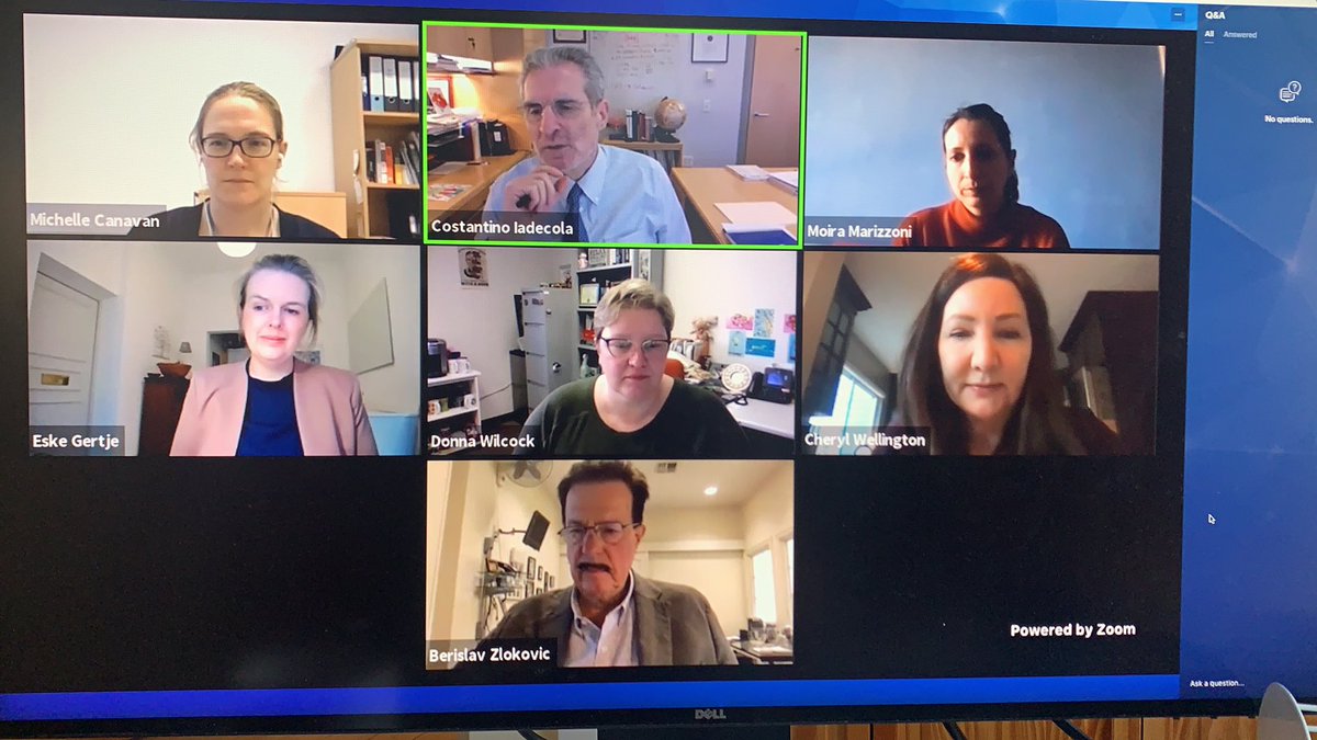 kateeeemily's tweet photo. What a powerhouse for cerebrovascular biology in AD... and all in one Q and A. 🤯 #ADPD21 https://t.co/ESxMAU5BfT
